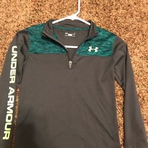 Under armour 3/4 zip long sleeve shirt